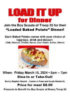 2024 Baked potato flyer